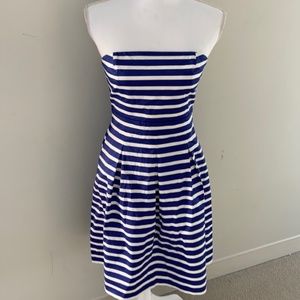 Gap Blue and White Stripe Dress